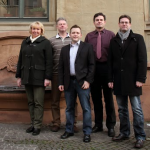 v.l.n.r.: Brunhilde Folz, Werner Michaltzik, Lothar Geisinger, Edmund Barth und Christof Schmidt