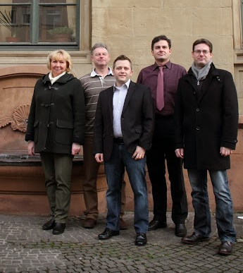 v.l.n.r.: Brunhilde Folz, Werner Michaltzik, Lothar Geisinger, Edmund Barth und Christof Schmidt