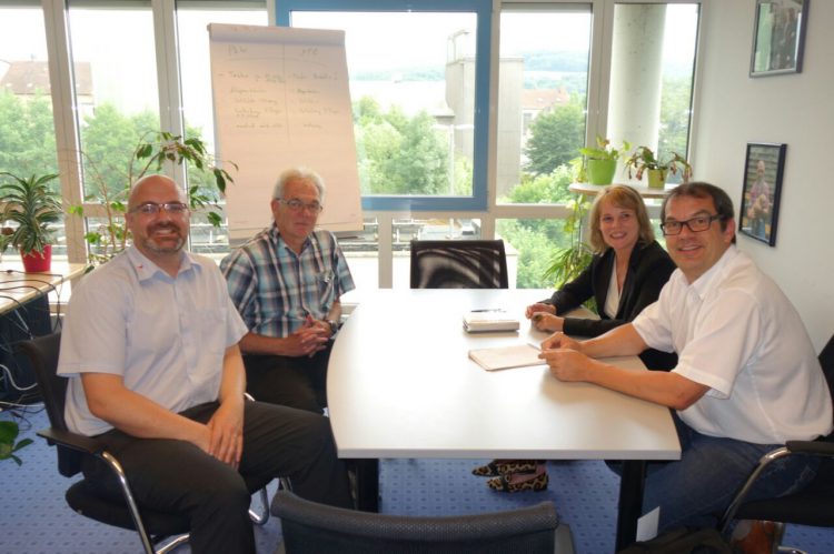 vl. Thorsten Gundacker-Dollak, Wolfried Willeke, Christiane Blatt, Erik Roskothen